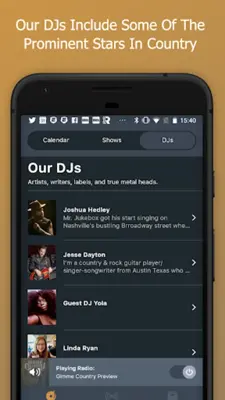 Gimme Country Americana Radio android App screenshot 7