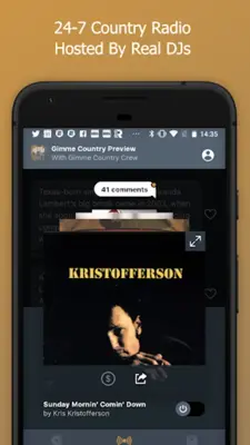 Gimme Country Americana Radio android App screenshot 8